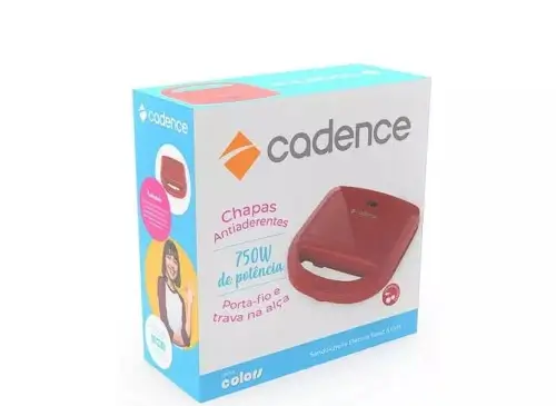 Sanduicheira e Grill Cadence Toast & Grill - Vermelha