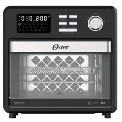 Forno e Fryer 15L Oster Multifunções Compact 10 em 1