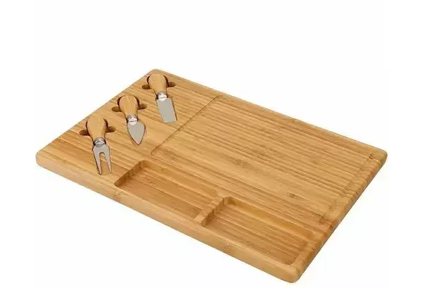 Tábua para Queijos/Frios + Acessórios 3 Pçs - La Cuisine