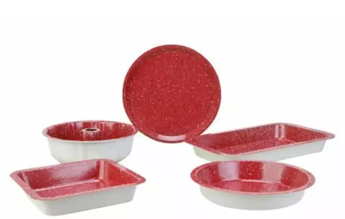 Assadeiras Color Aço Carbono 5 Pçs - La Cuisine